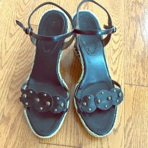 None West Wedge studded sandals